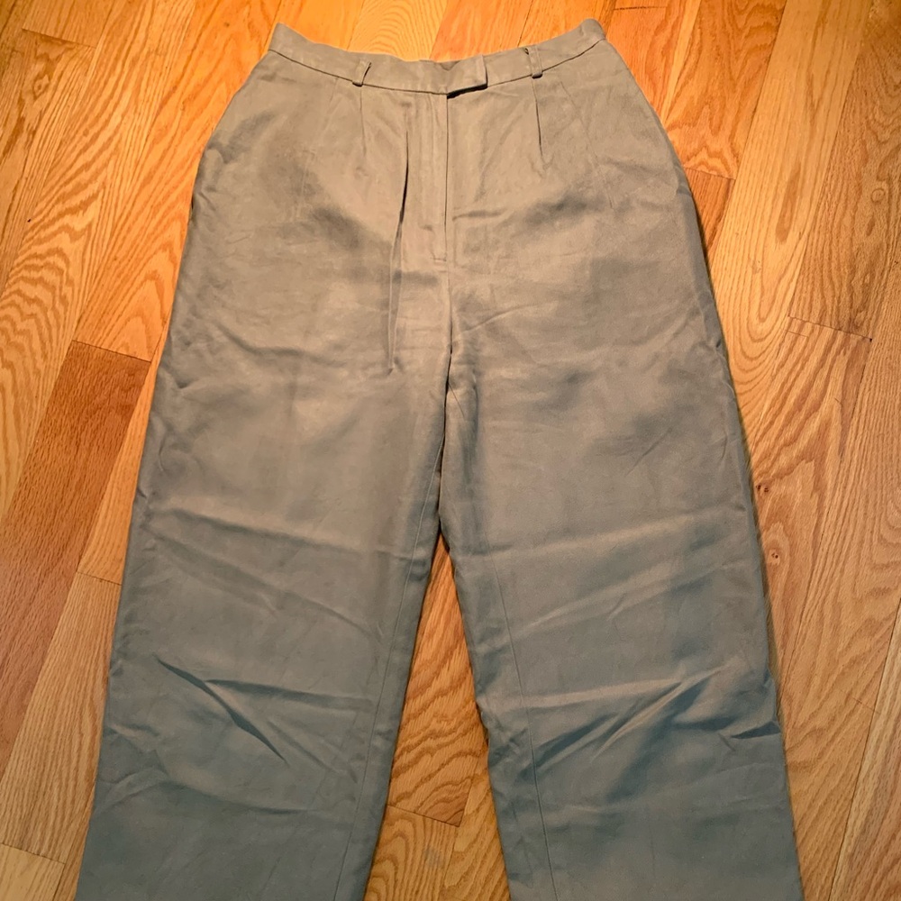 Army green trousers
